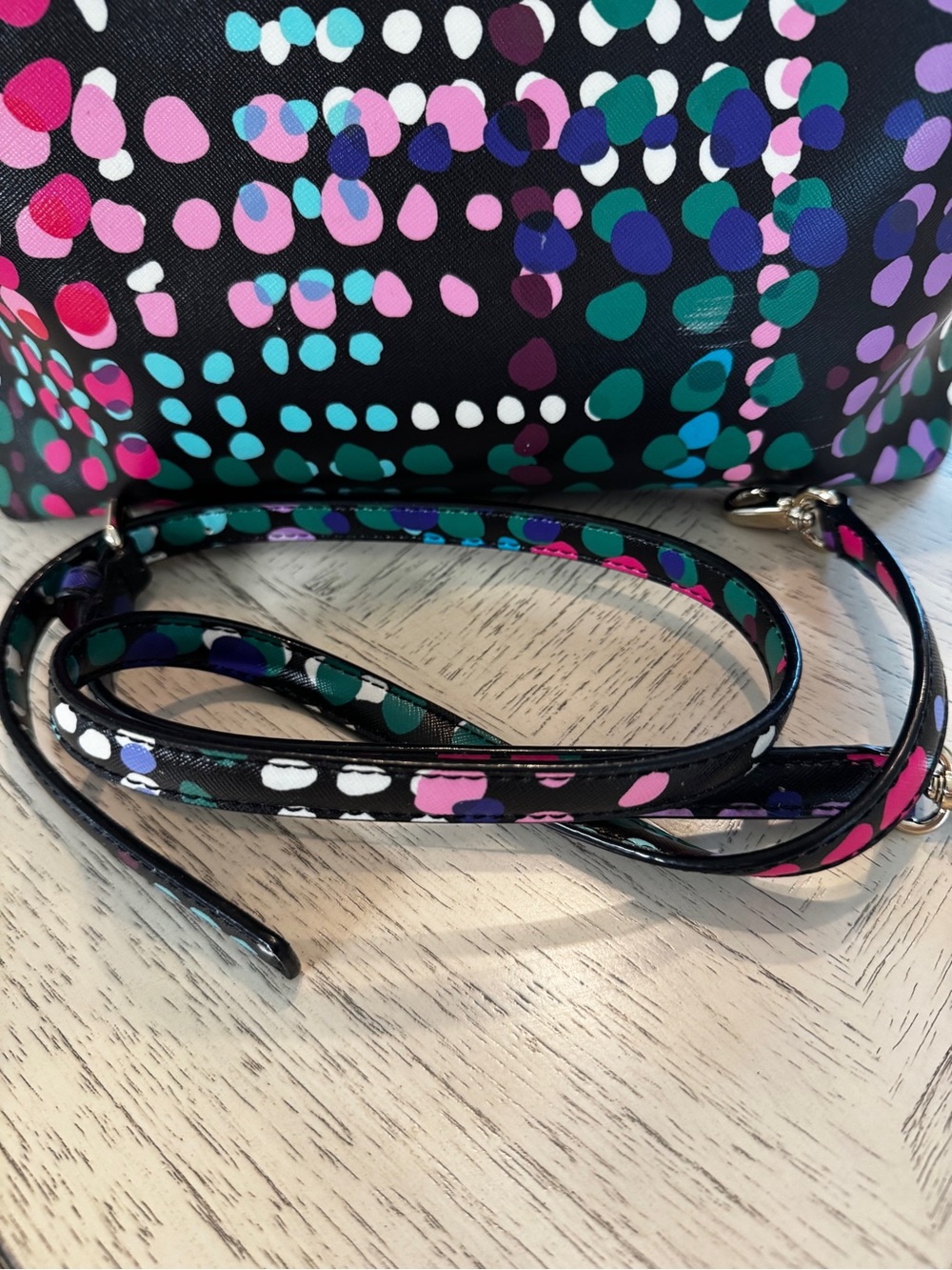 Kate Spade New York Confetti Dot Satchel Crossbody Bag - Picture 8 of 16